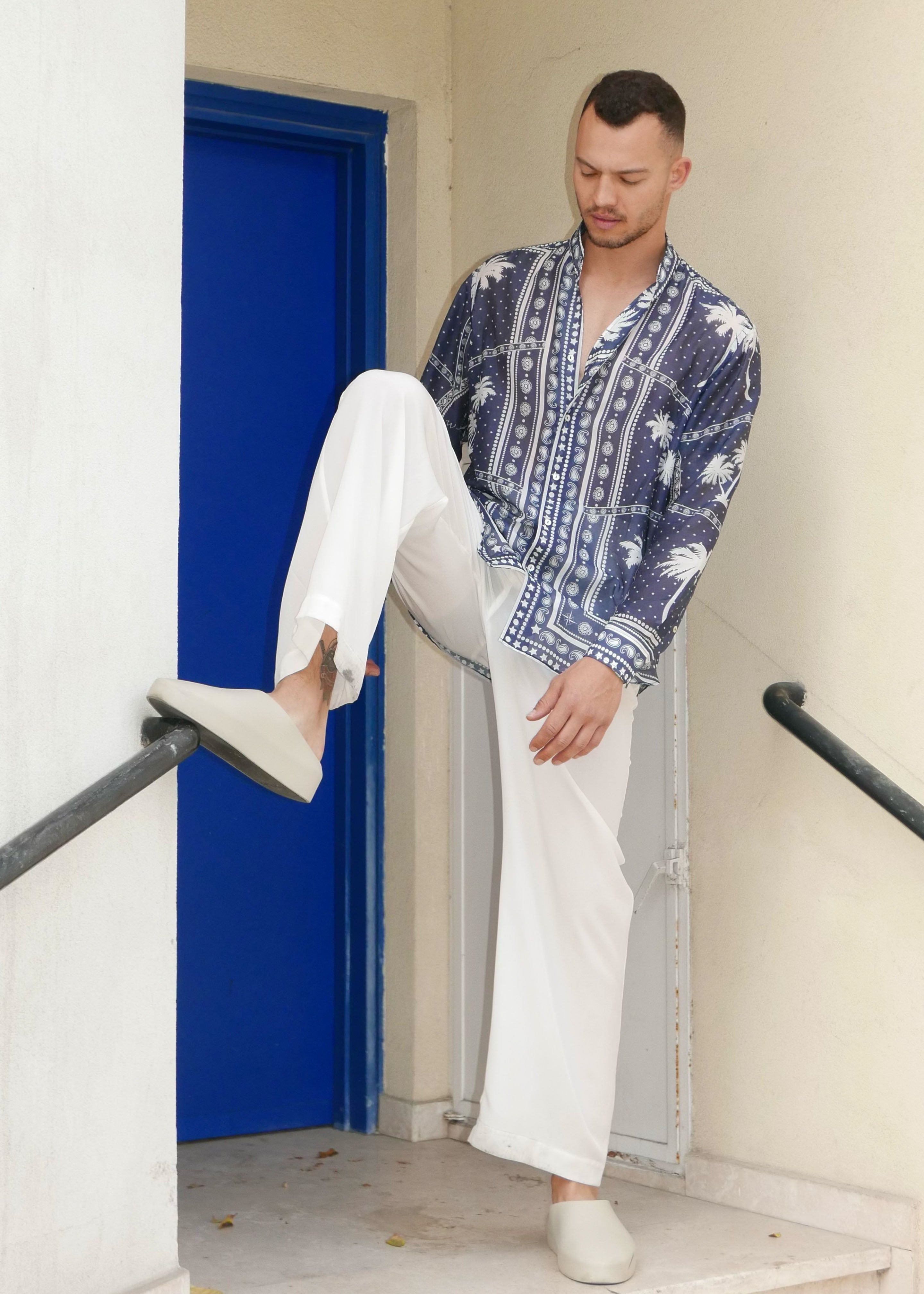 St Jean Shirt - Paradise Blues