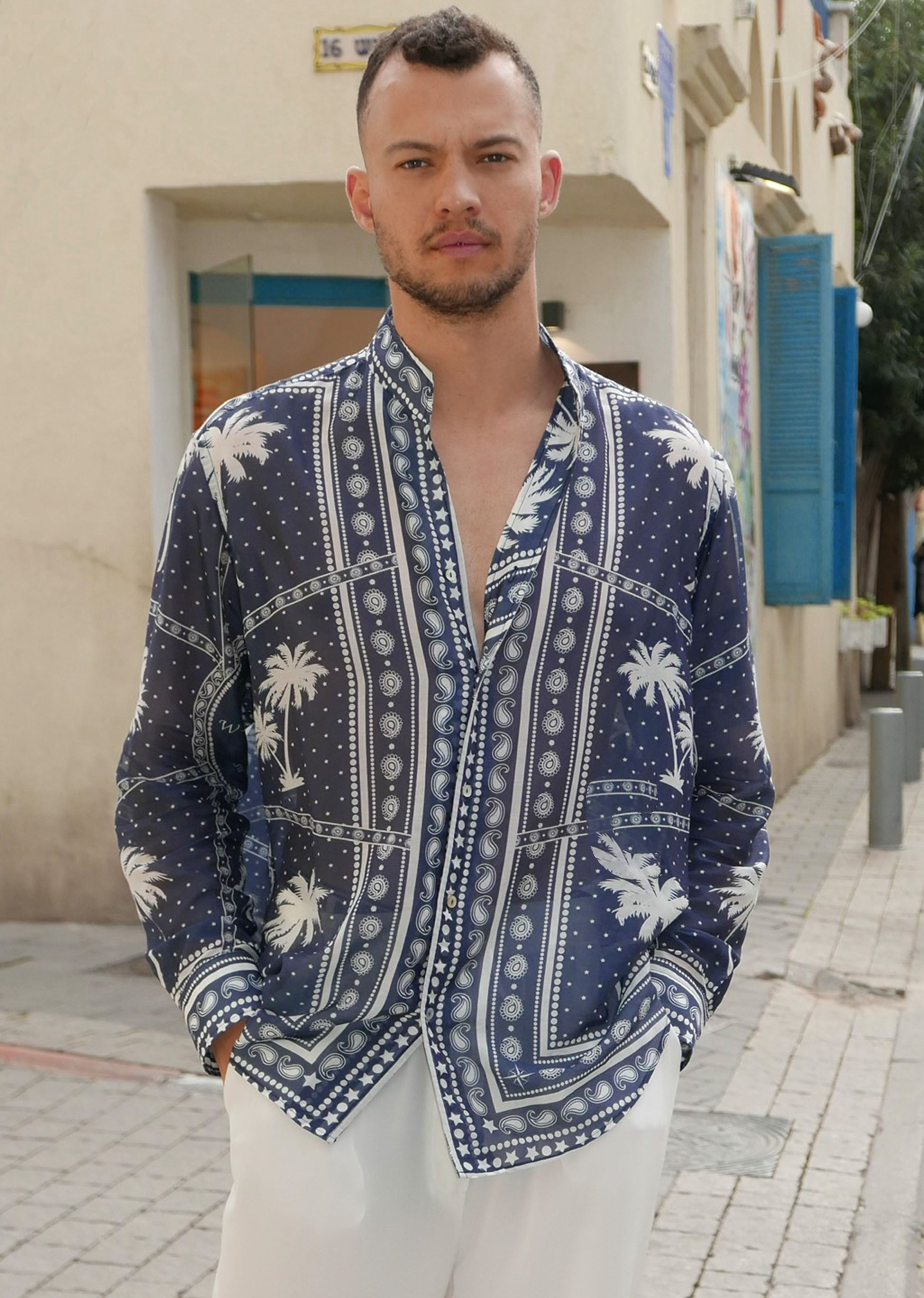 St Jean Shirt - Paradise Blues