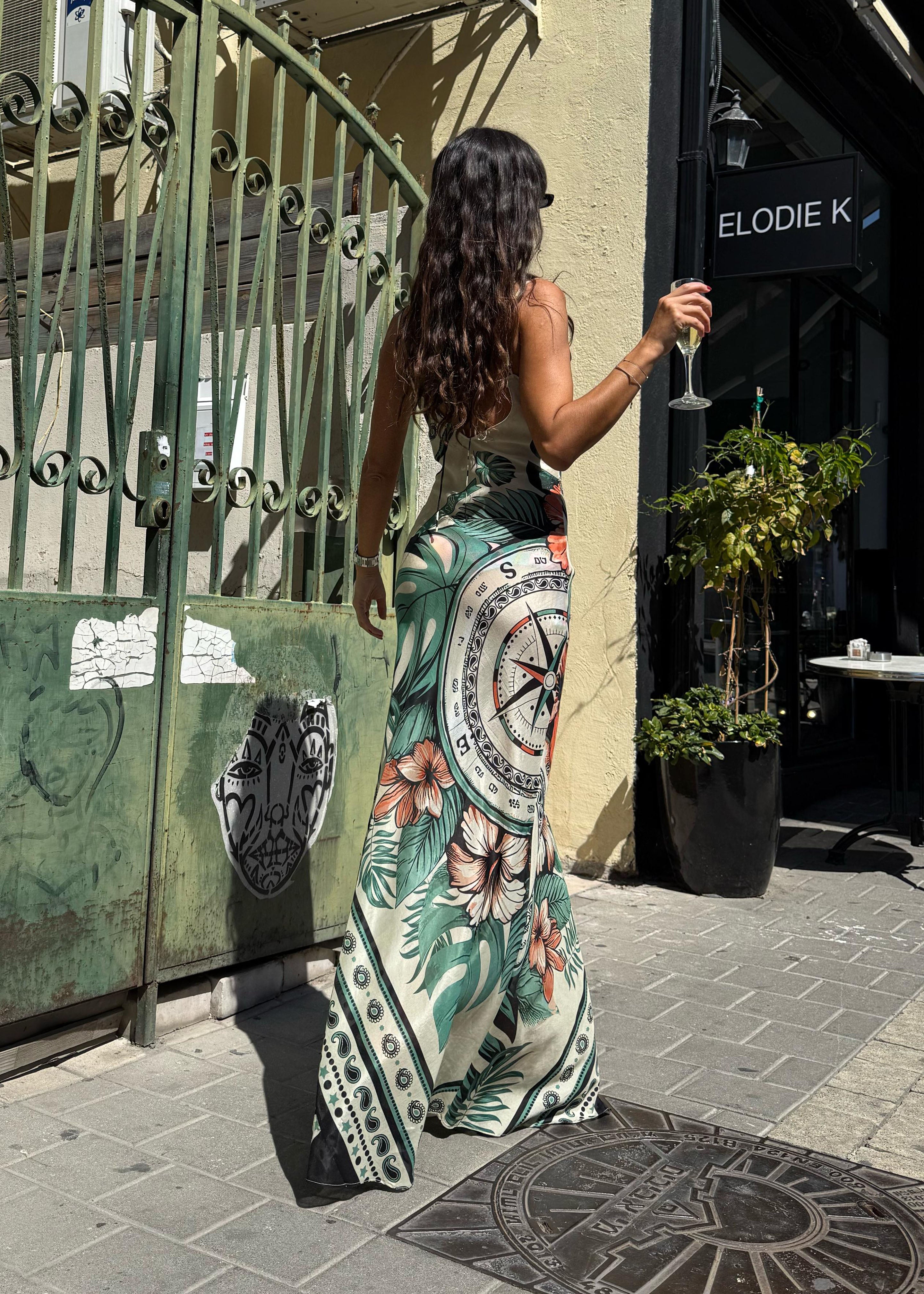 Eden Rock Dress - Tropical Bandana