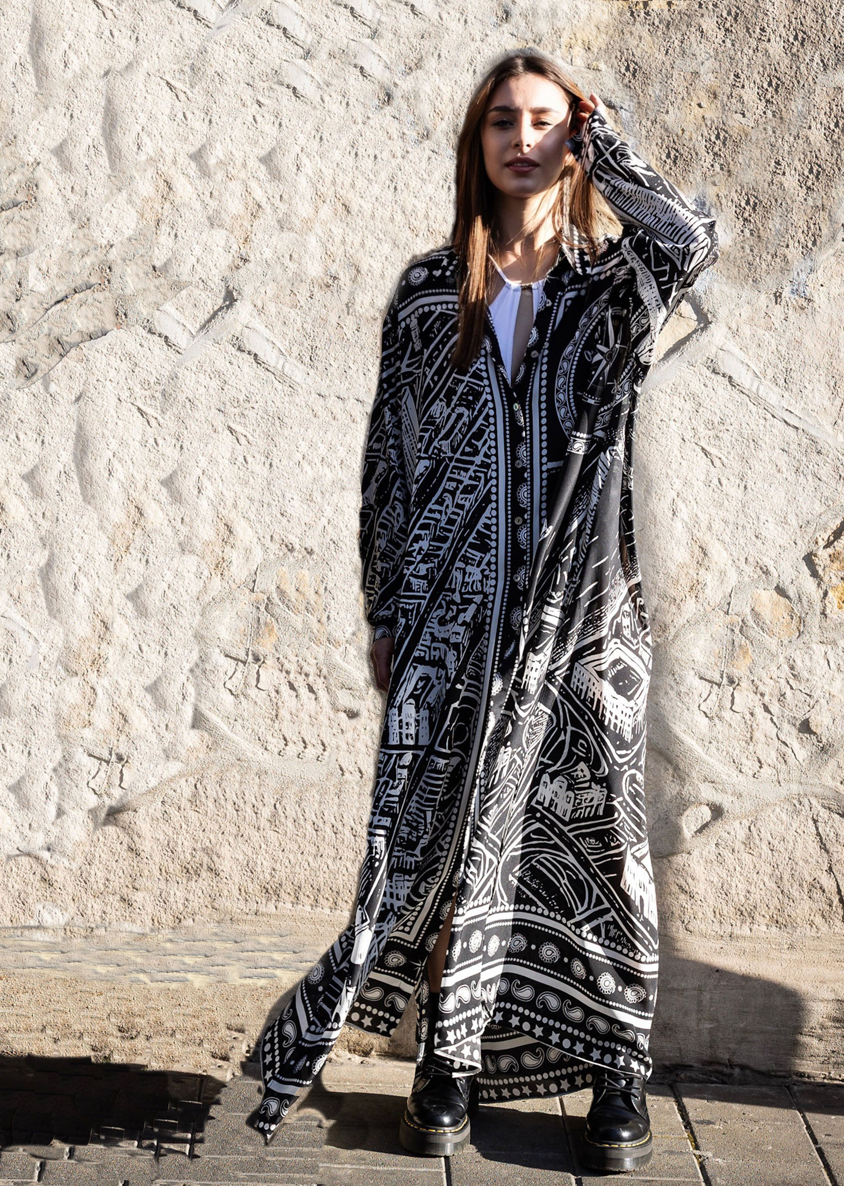 Gouverneur Maxi Shirt - Tel Aviv Forever