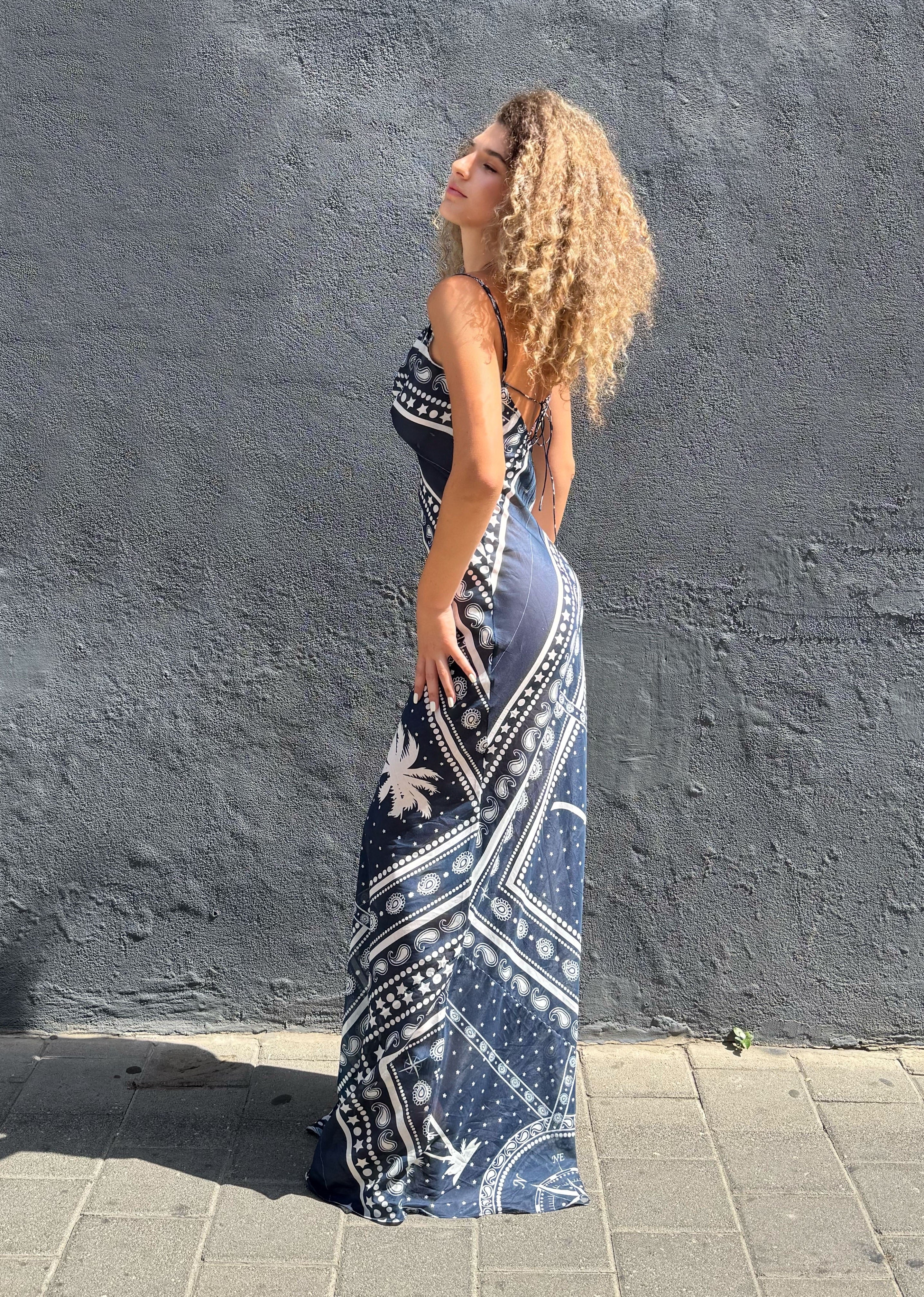Eden Rock Dress - Paradise Blues Bandana