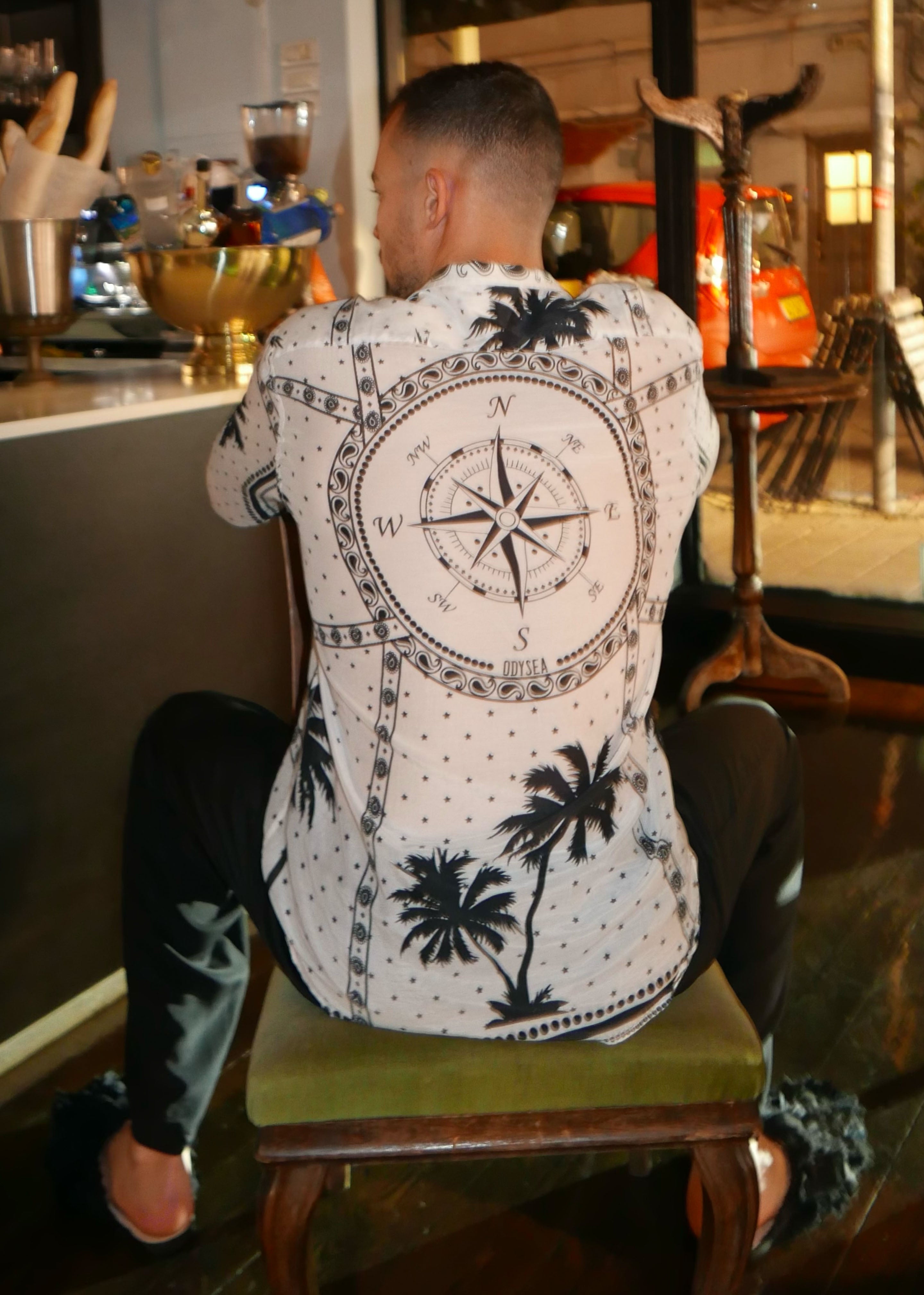 St Jean Shirt - Palms in the Light