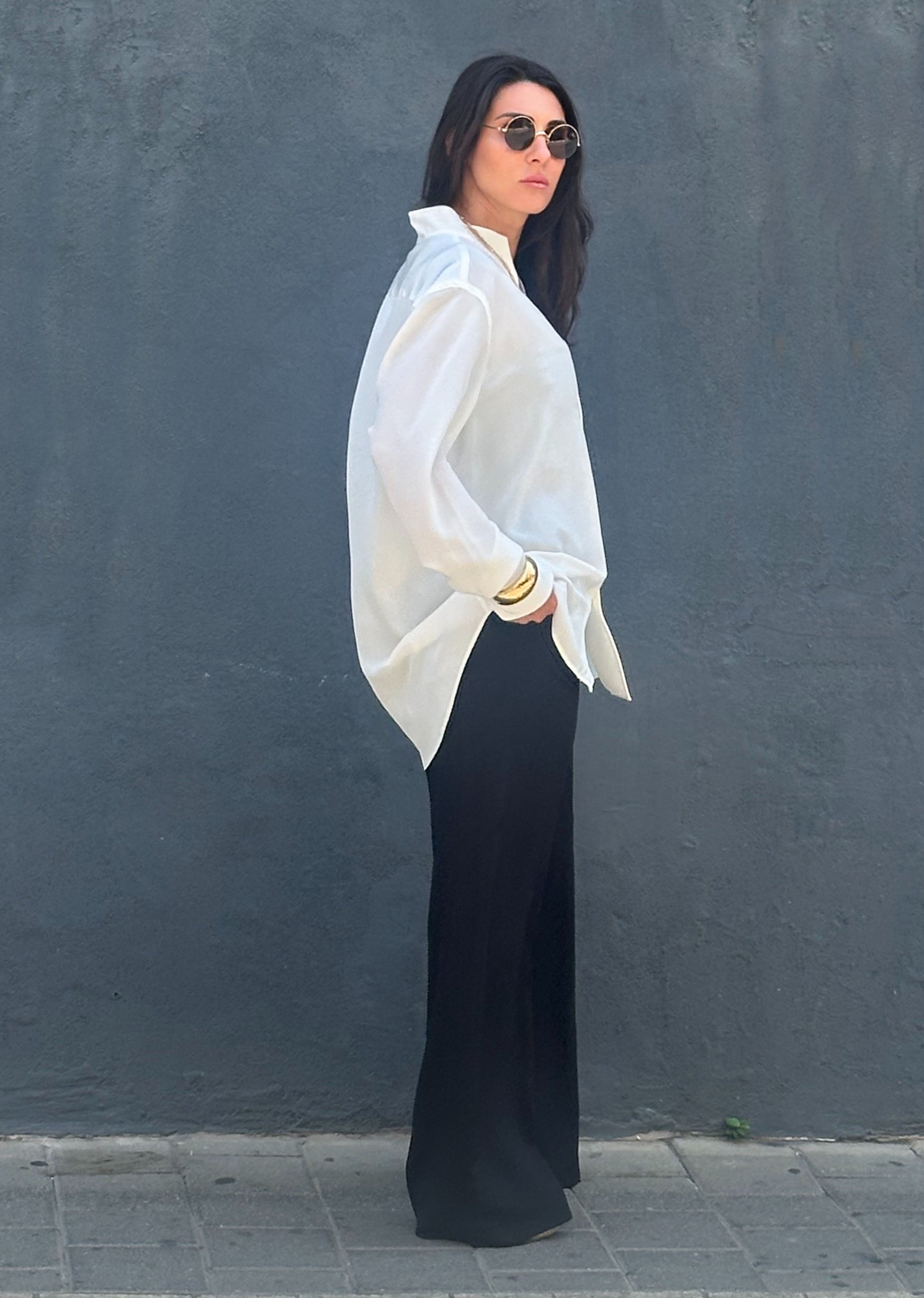 St Jean Shirt – White CDC Silk