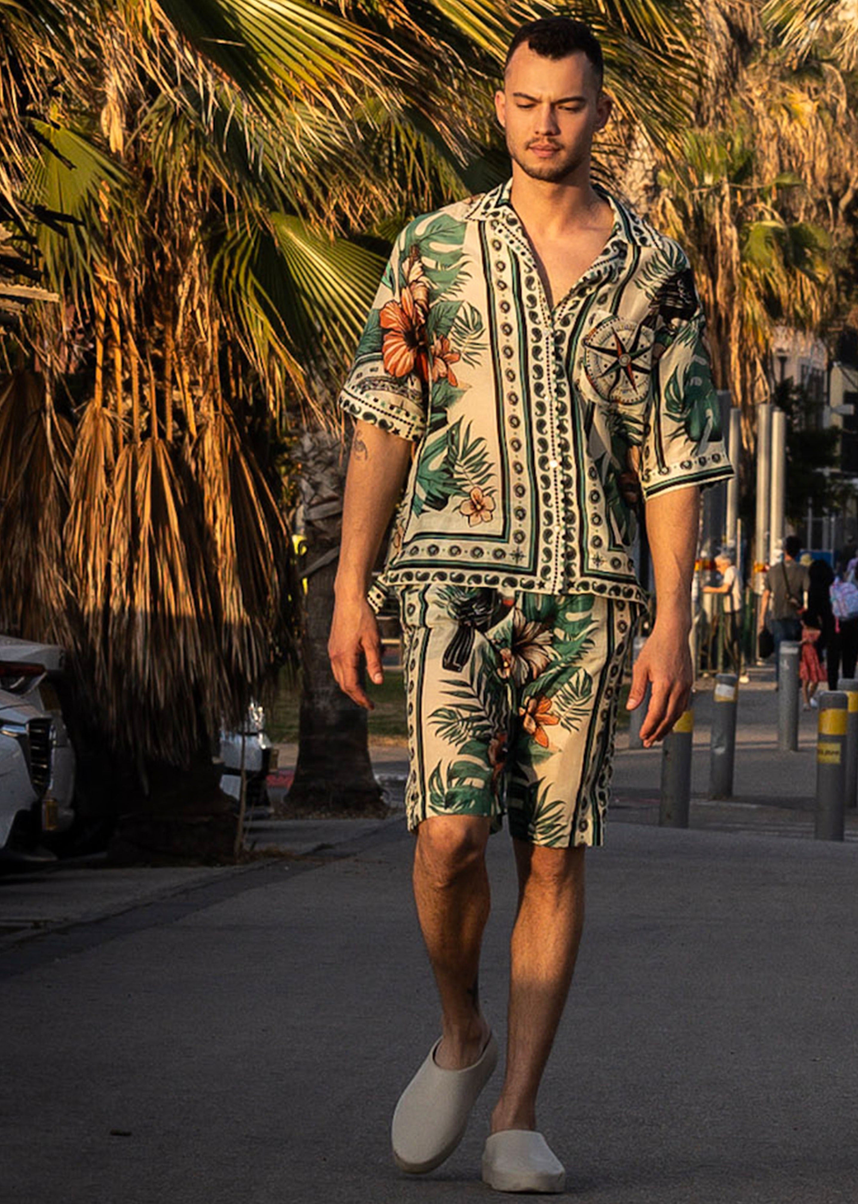 Flamands Shirt Tropical Bandana