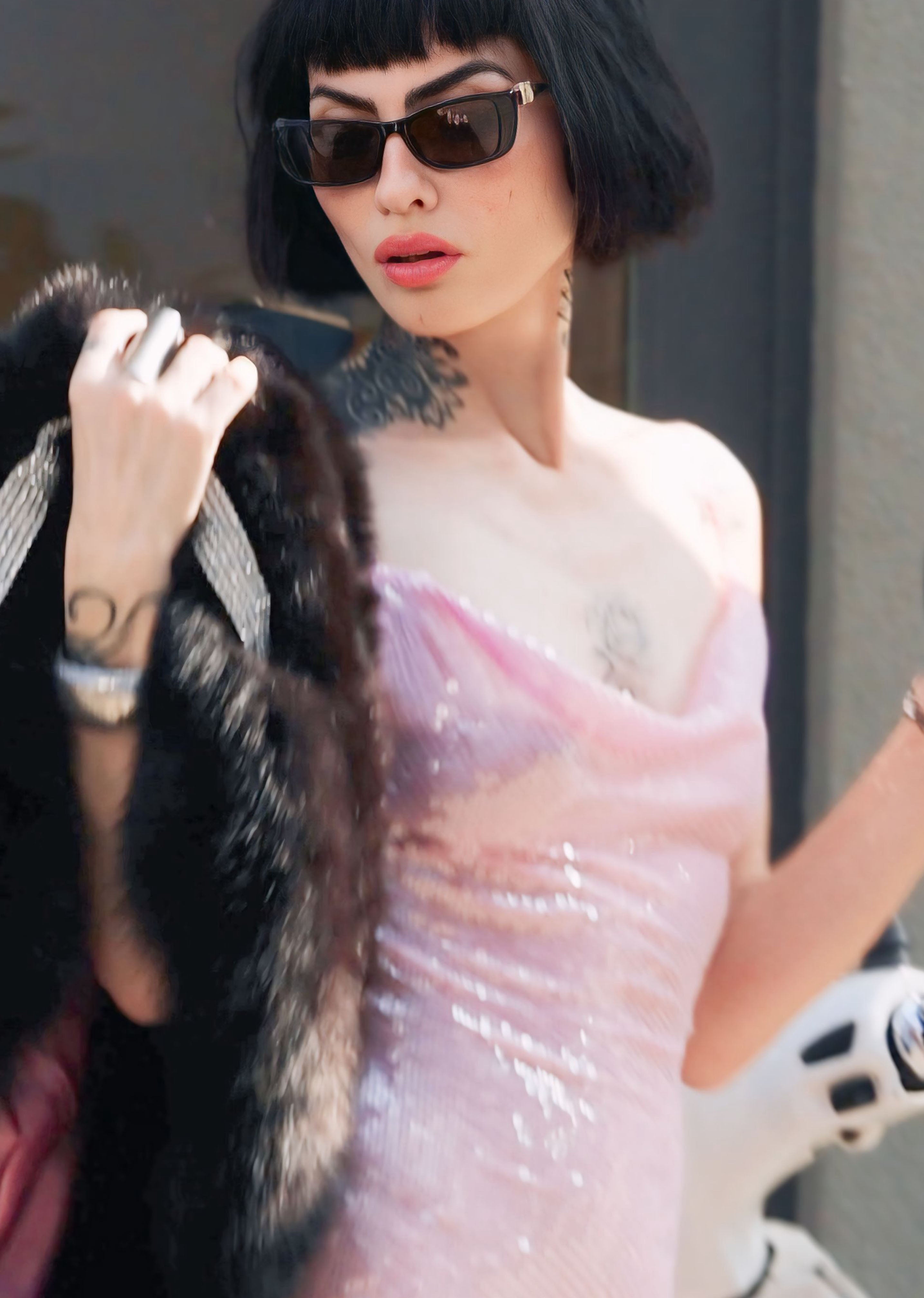 Eden Roc Dress - Rose Lumiere