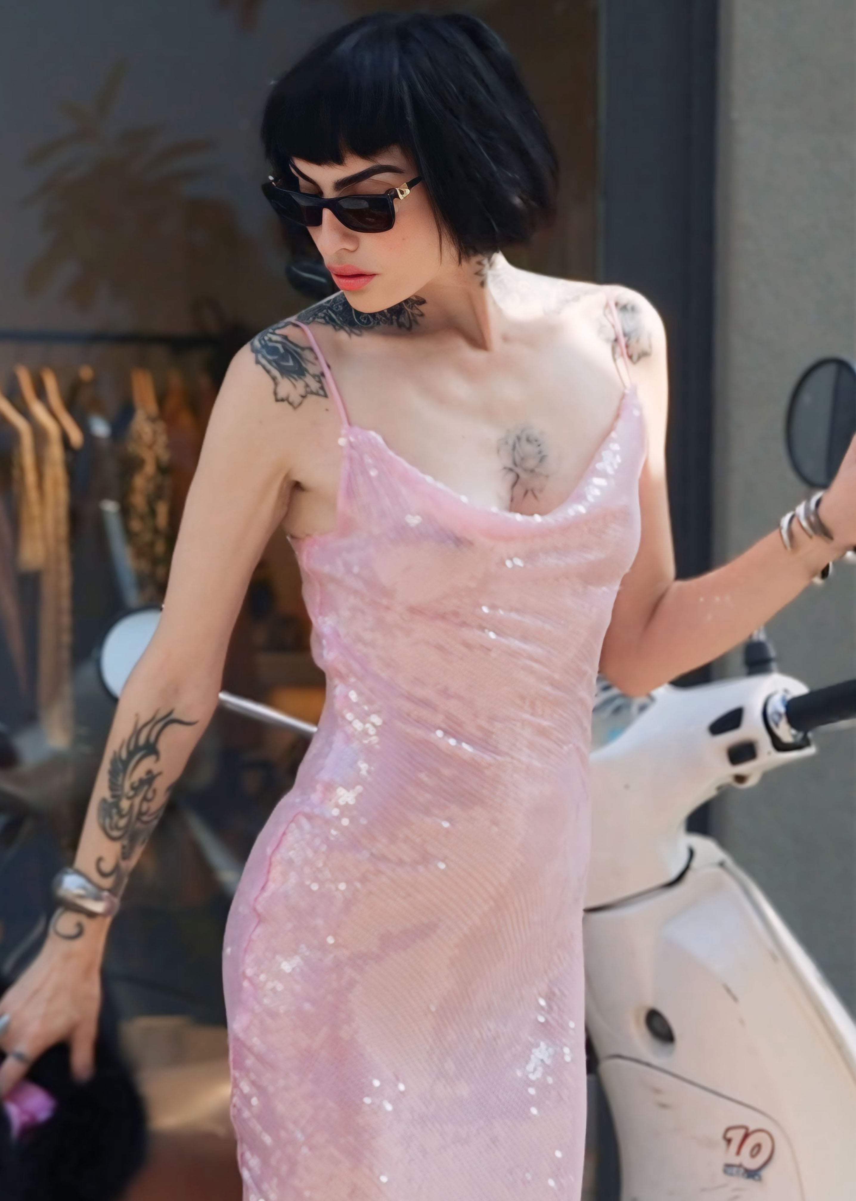 Eden Roc Dress - Rose Lumiere