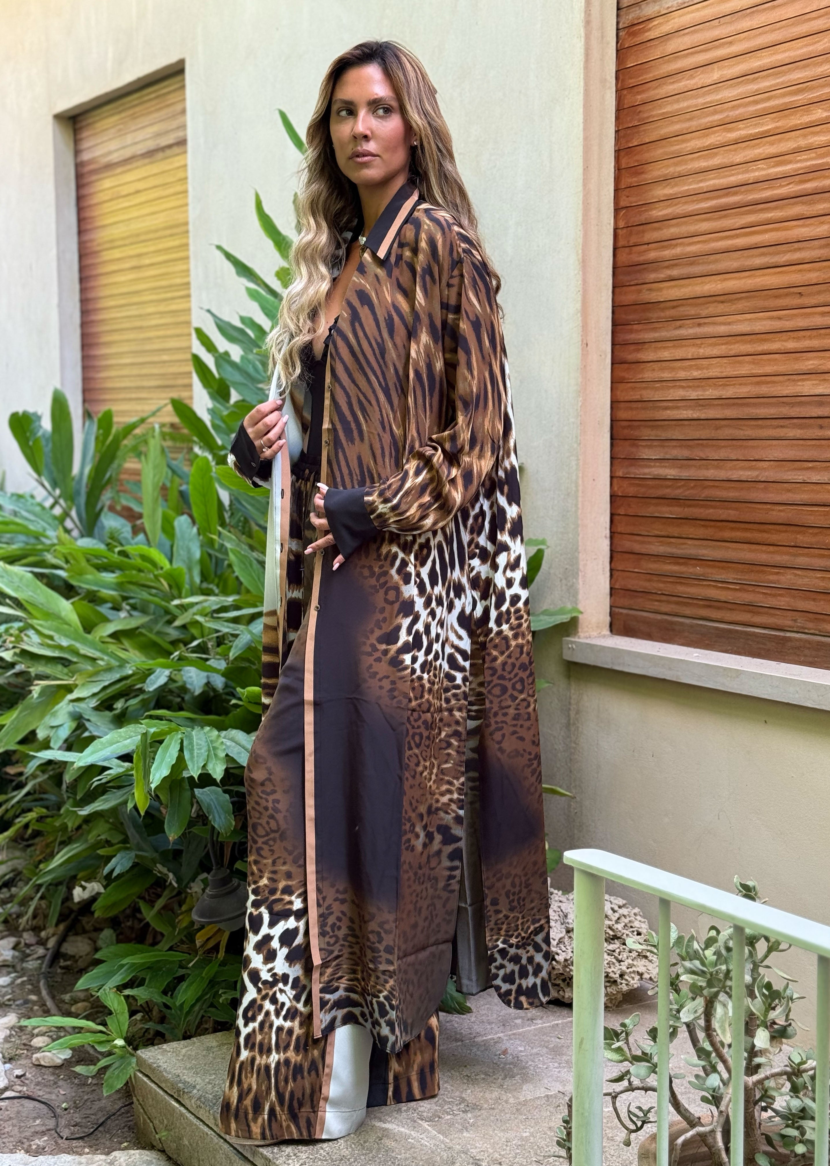 Gouverneur Maxi Shirt - Into The Wild