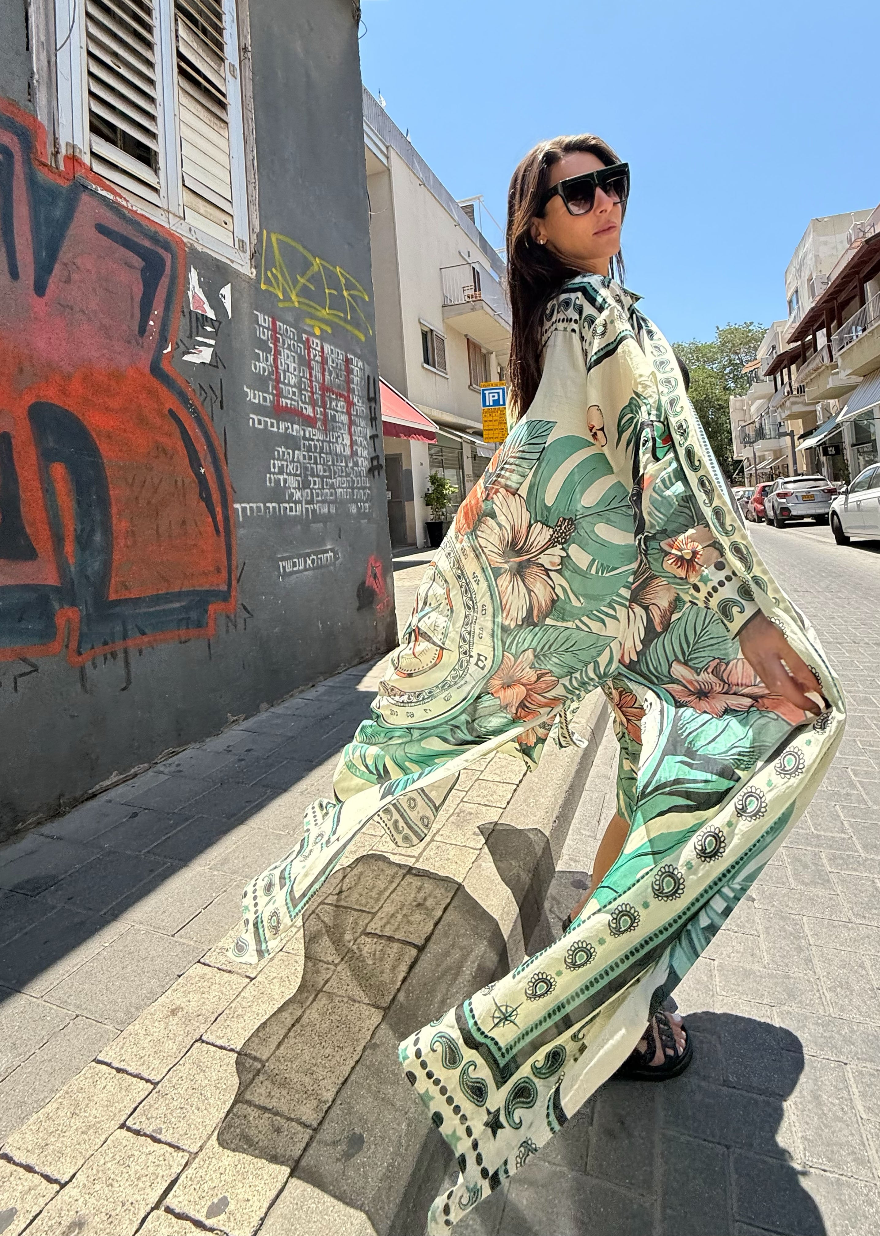 Gouverneur Maxi Shirt - Tropical Bandana