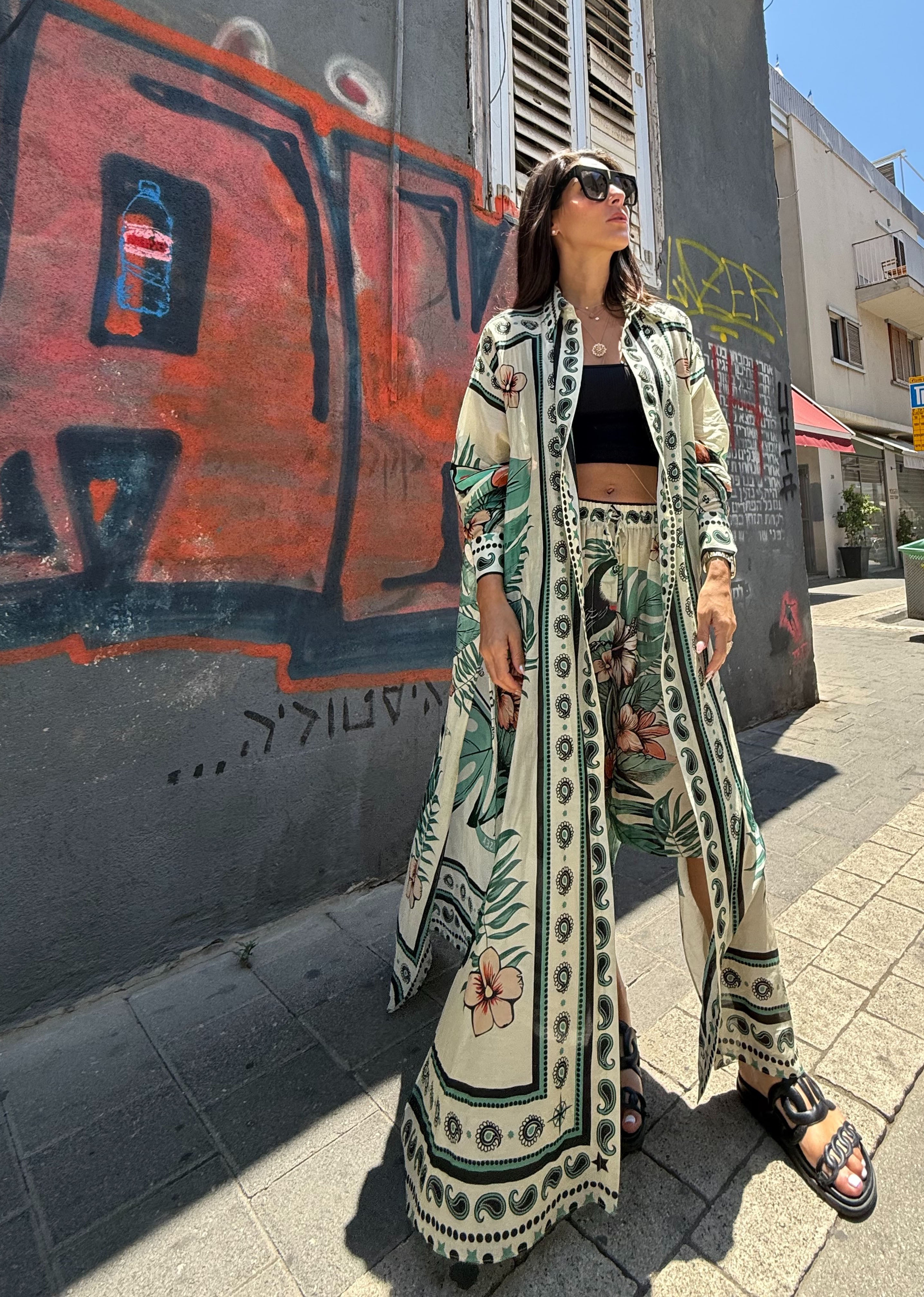 Gouverneur Maxi Shirt - Tropical Bandana