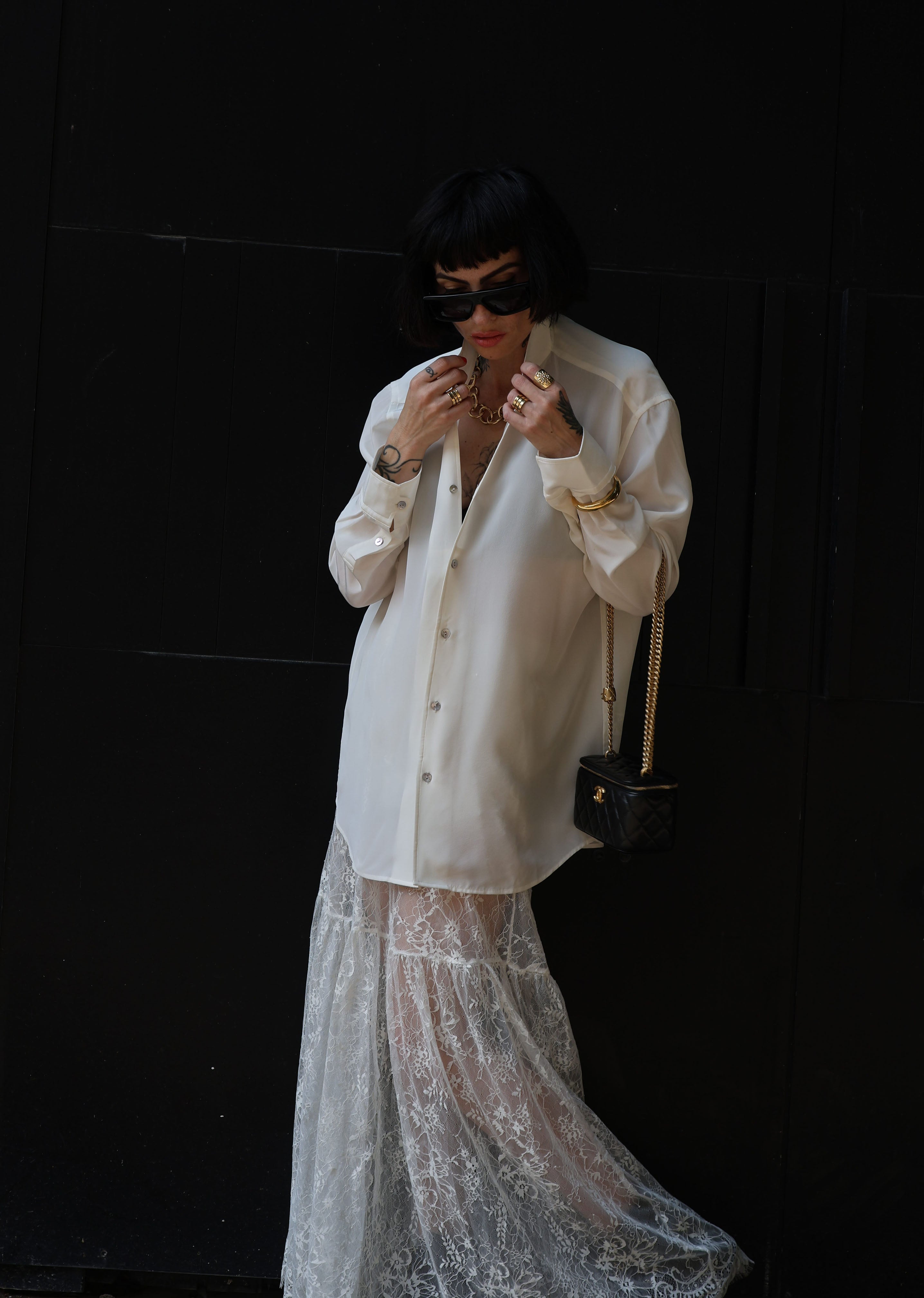 St Jean Shirt – White CDC Silk