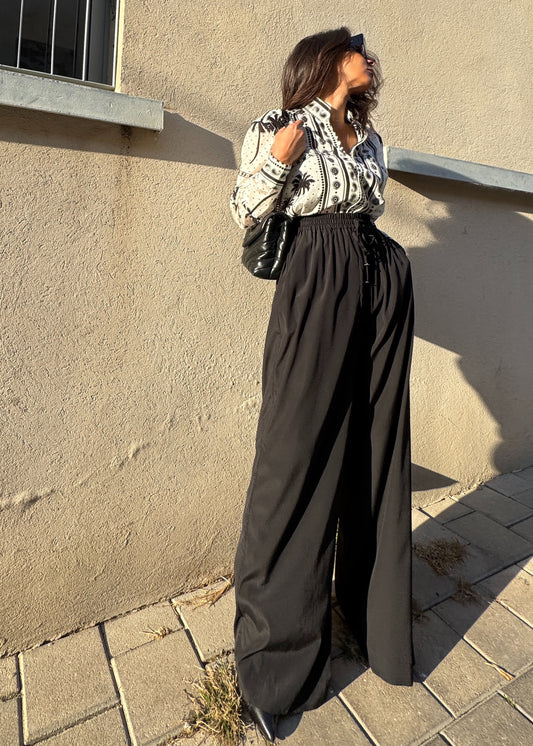 Saline Silk Oversized Pants